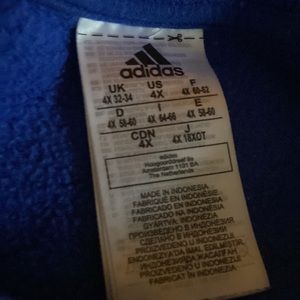 Dark blue 4x adidas crewneck